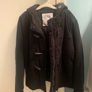 Justice girls pea coat size 14